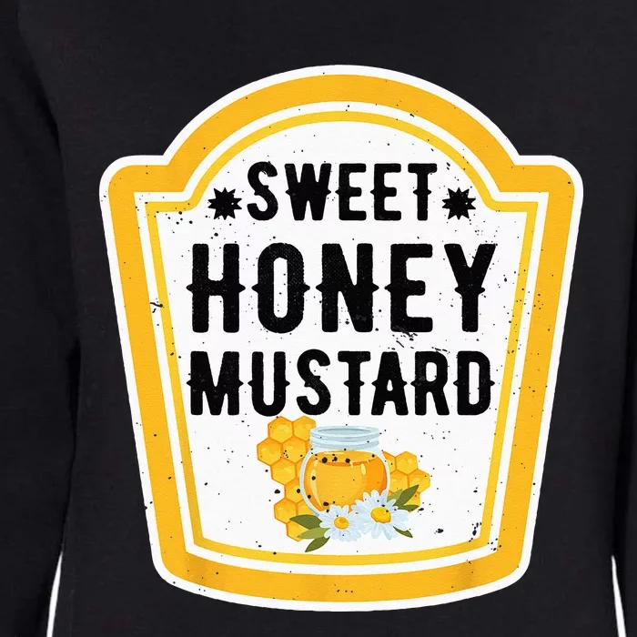 Funny Group Halloween Costume Sweet Honey Mustard Condiment Womens California Wash Sweatshirt