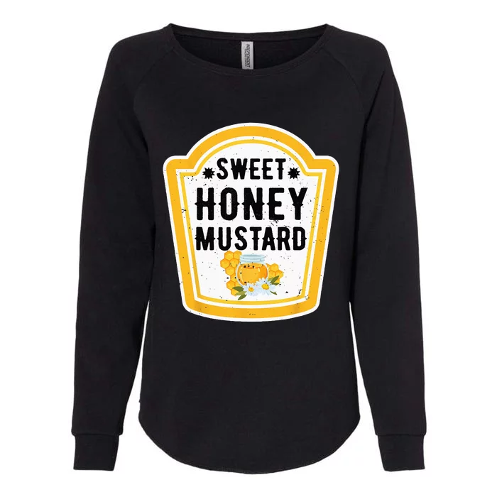 Funny Group Halloween Costume Sweet Honey Mustard Condiment Womens California Wash Sweatshirt