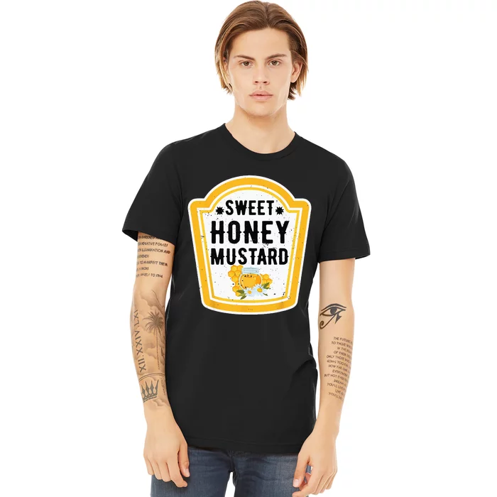 Funny Group Halloween Costume Sweet Honey Mustard Condiment Premium T-Shirt