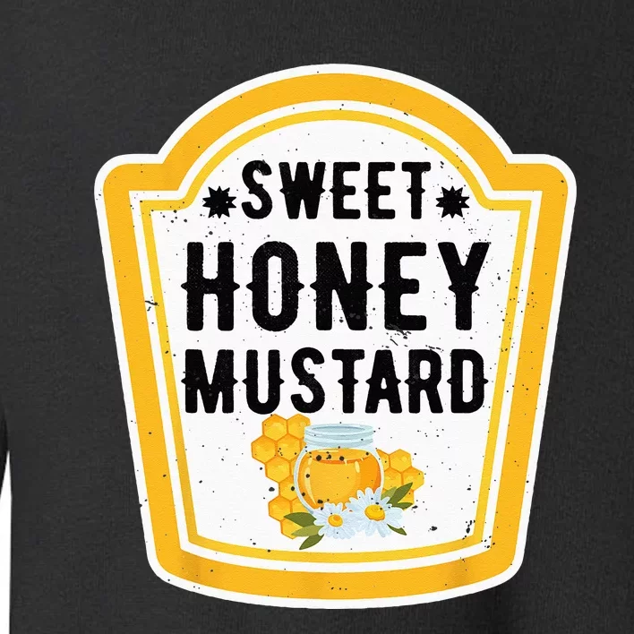 Funny Group Halloween Costume Sweet Honey Mustard Condiment Toddler Sweatshirt