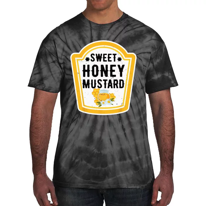 Funny Group Halloween Costume Sweet Honey Mustard Condiment Tie-Dye T-Shirt