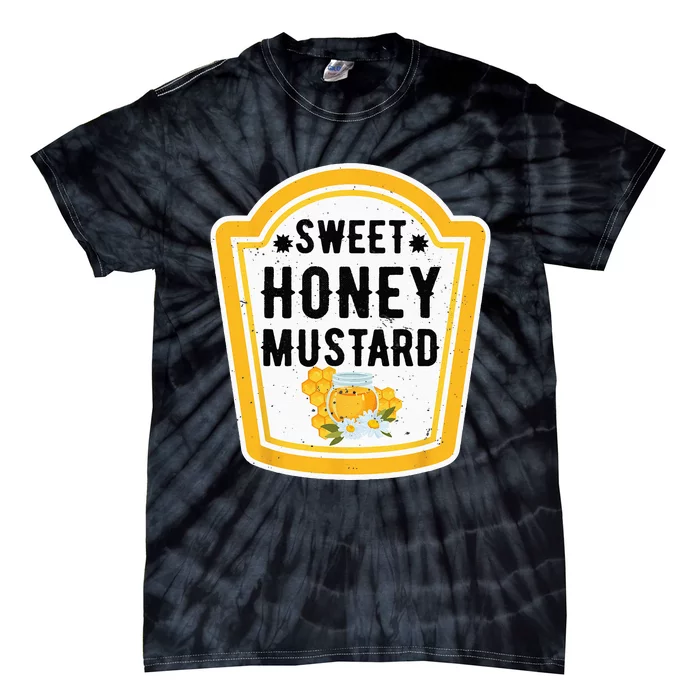 Funny Group Halloween Costume Sweet Honey Mustard Condiment Tie-Dye T-Shirt