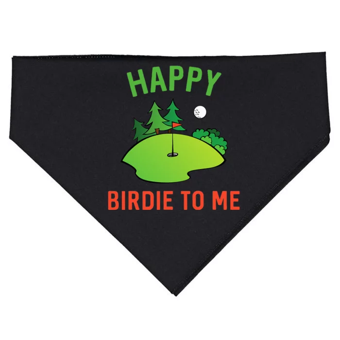 Funny Golf Happy Birdie To Me Golfer Dad Uncle Birthday Gift USA-Made Doggie Bandana