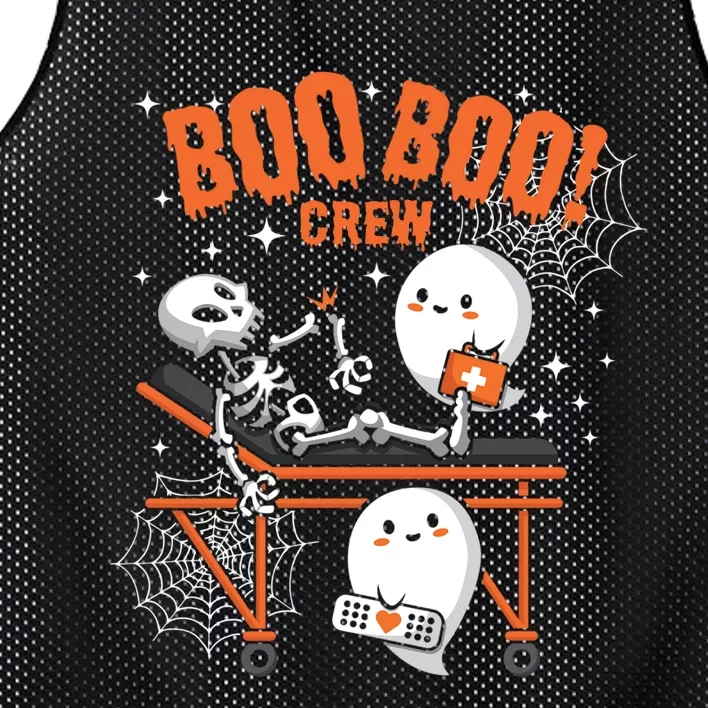 Funny Ghost Halloween Nurse Gifts Mesh Reversible Basketball Jersey Tank