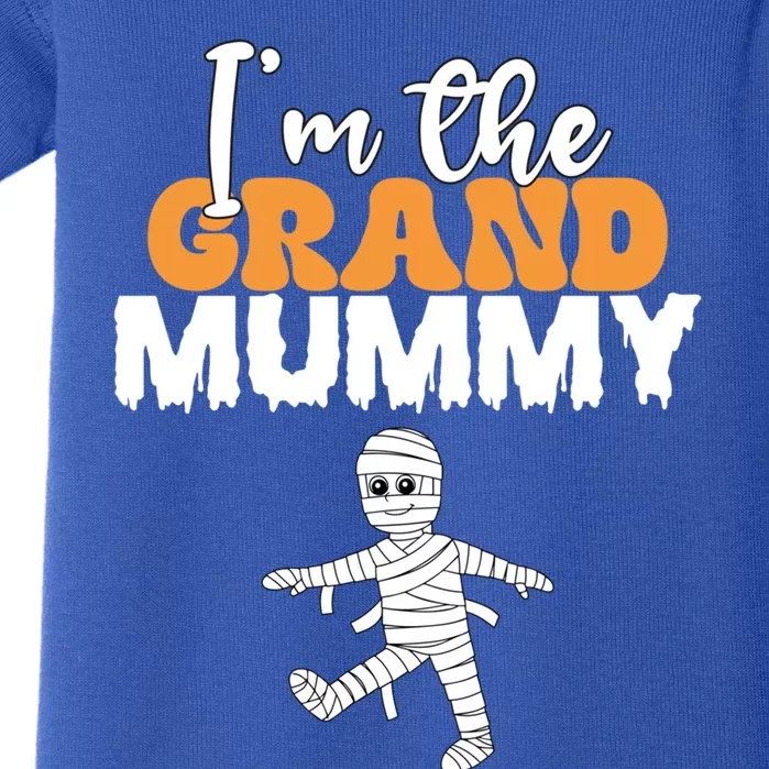 Funny Grandma Halloween IM The Grand Mummy Costume Humor Gift Baby Bodysuit