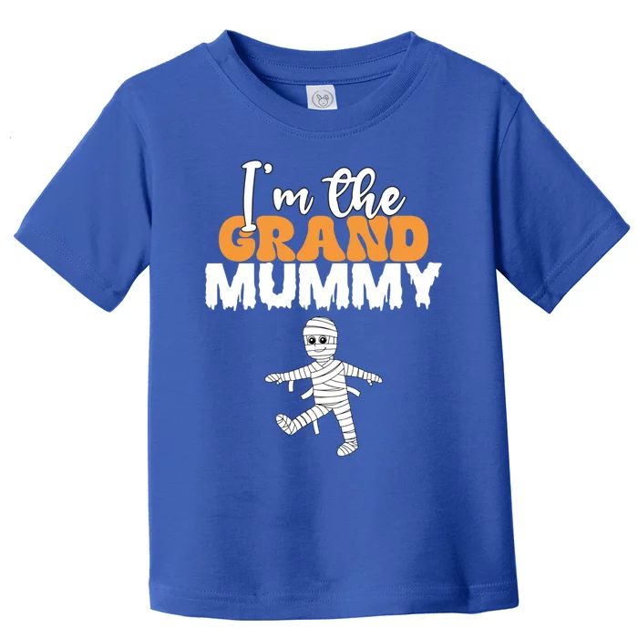 Funny Grandma Halloween IM The Grand Mummy Costume Humor Gift Toddler T-Shirt