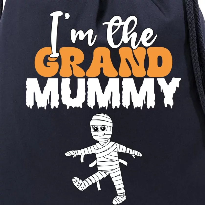 Funny Grandma Halloween IM The Grand Mummy Costume Humor Gift Drawstring Bag