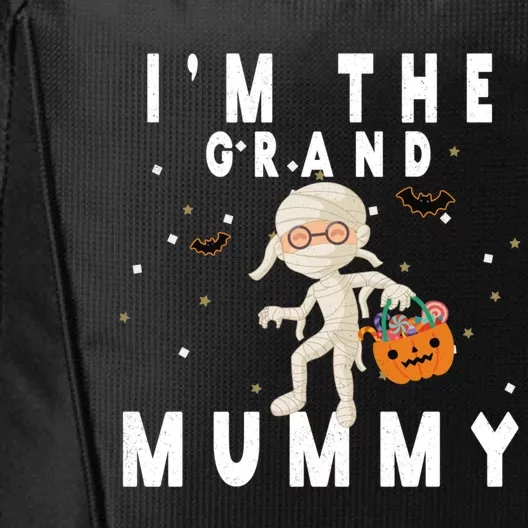 Funny Grandma Halloween Cute Gift IM The Grand Mummy Gift City Backpack