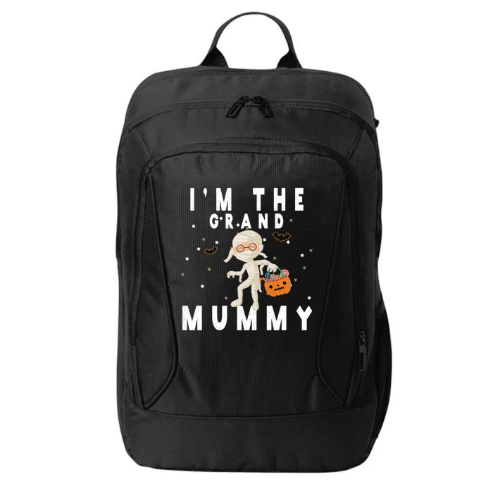 Funny Grandma Halloween Cute Gift IM The Grand Mummy Gift City Backpack