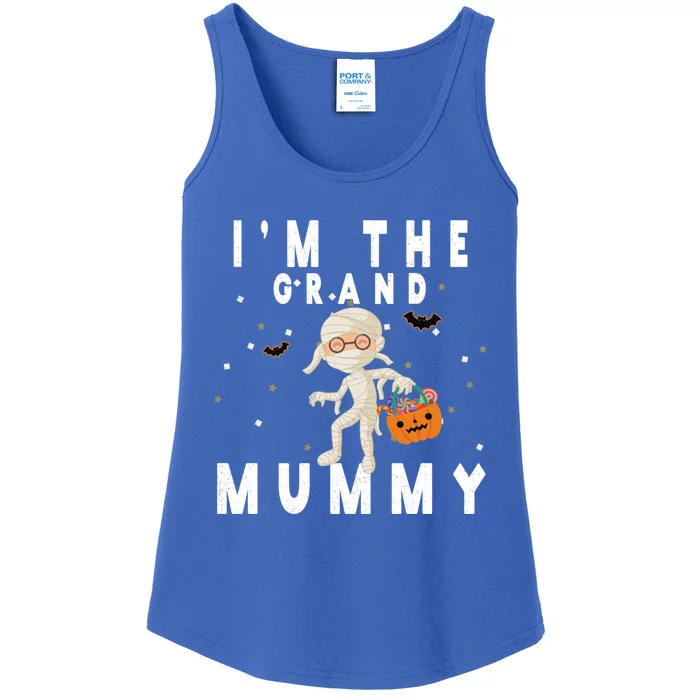 Funny Grandma Halloween Cute Gift IM The Grand Mummy Gift Ladies Essential Tank