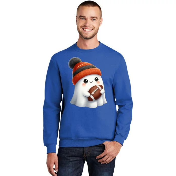 Football Ghost Halloween Party Costume Gift Sweatshirt