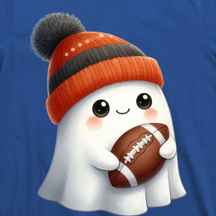 Football Ghost Halloween Party Costume Gift T-Shirt