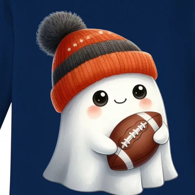 Football Ghost Halloween Party Costume Gift Baby Long Sleeve Bodysuit