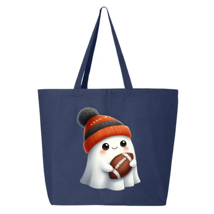 Football Ghost Halloween Party Costume Gift 25L Jumbo Tote