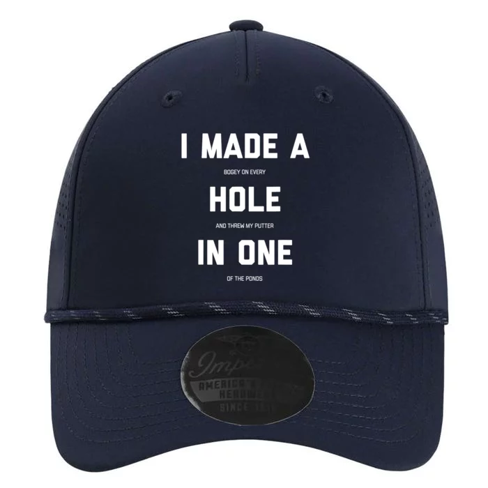 Funny Golf Hole In One Golf Gag Gifts Performance The Dyno Cap