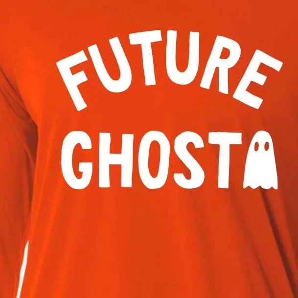 Future Ghost Halloween Cute Ghoul Cooling Performance Long Sleeve Crew