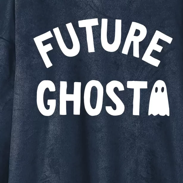 Future Ghost Halloween Cute Ghoul Hooded Wearable Blanket