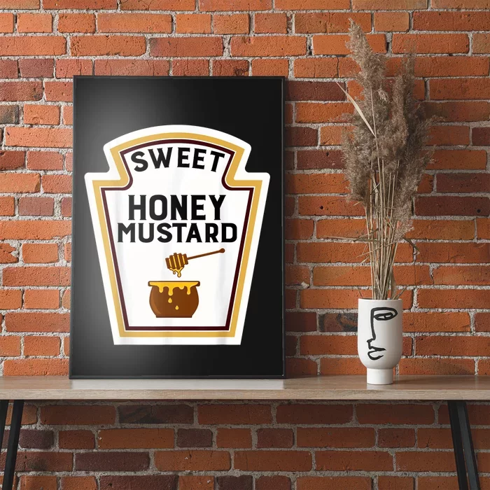 Funny Group Halloween Costume Honey Mustard Group Condiment Poster