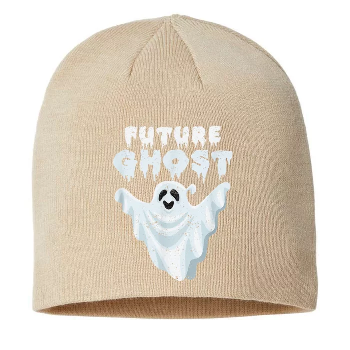 Future Ghost Halloween Party Scary Funny Ghosts Spooky Boo 8 1/2in Sustainable Knit Beanie