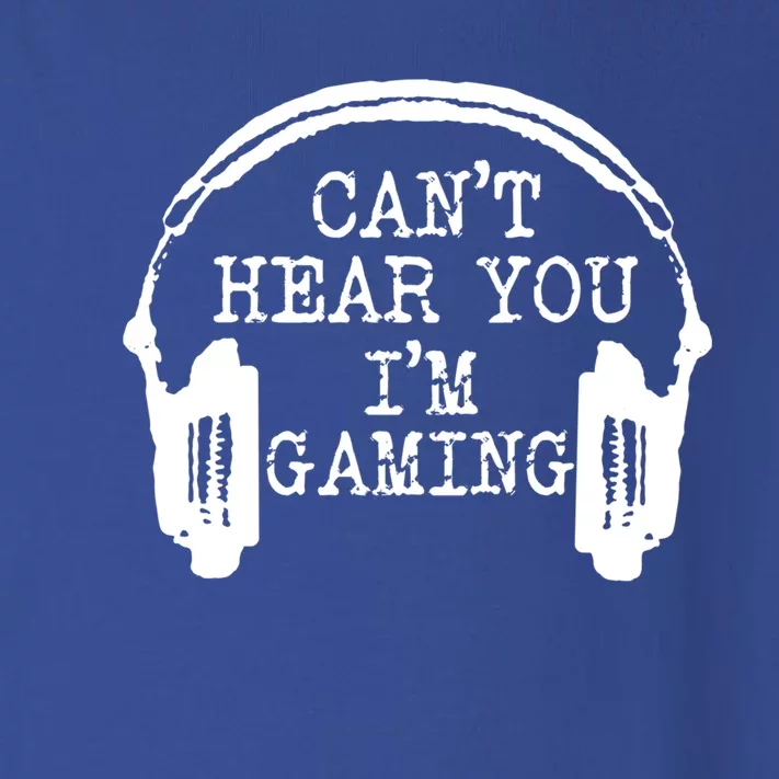 Funny Gamer Headset I Can't Hear You I'm Gaming Meaningful Gift Toddler Long Sleeve Shirt