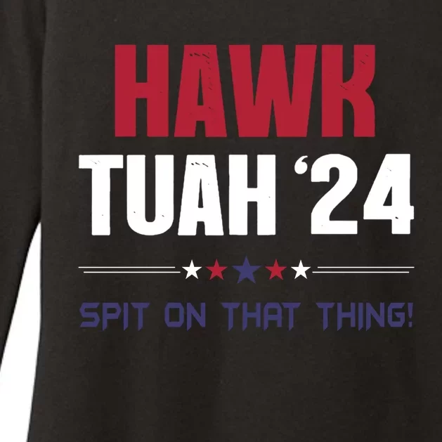 Funny Gift Hawk Tush 2024 Spit On That Thing Womens CVC Long Sleeve Shirt