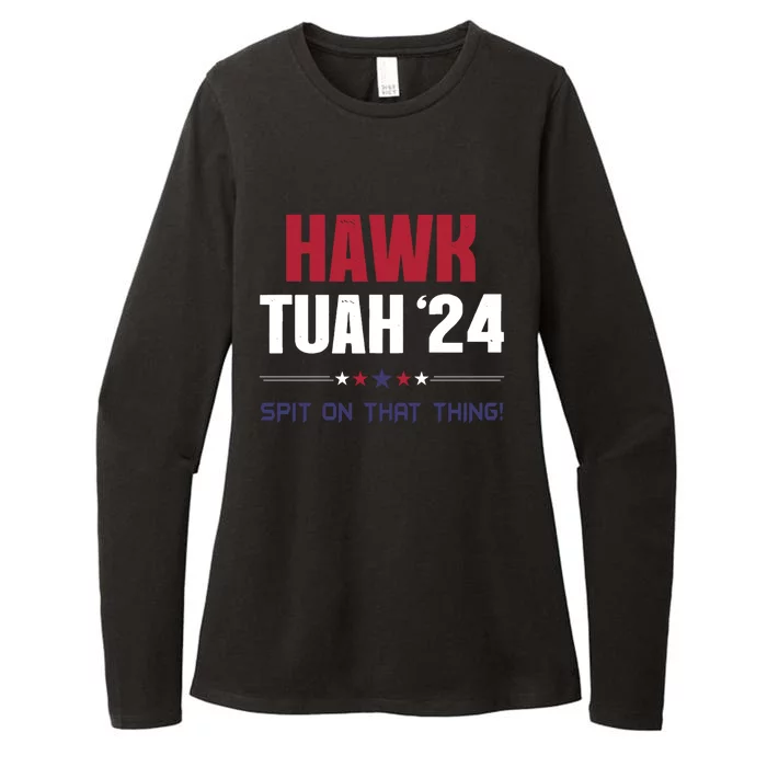 Funny Gift Hawk Tush 2024 Spit On That Thing Womens CVC Long Sleeve Shirt