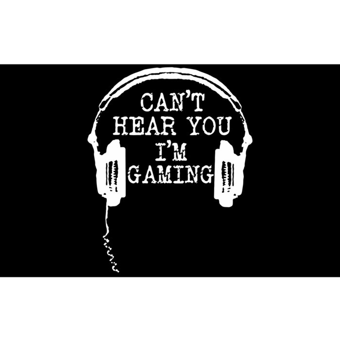 Funny Gamer Headset I CanT Hear You IM Gaming Bumper Sticker