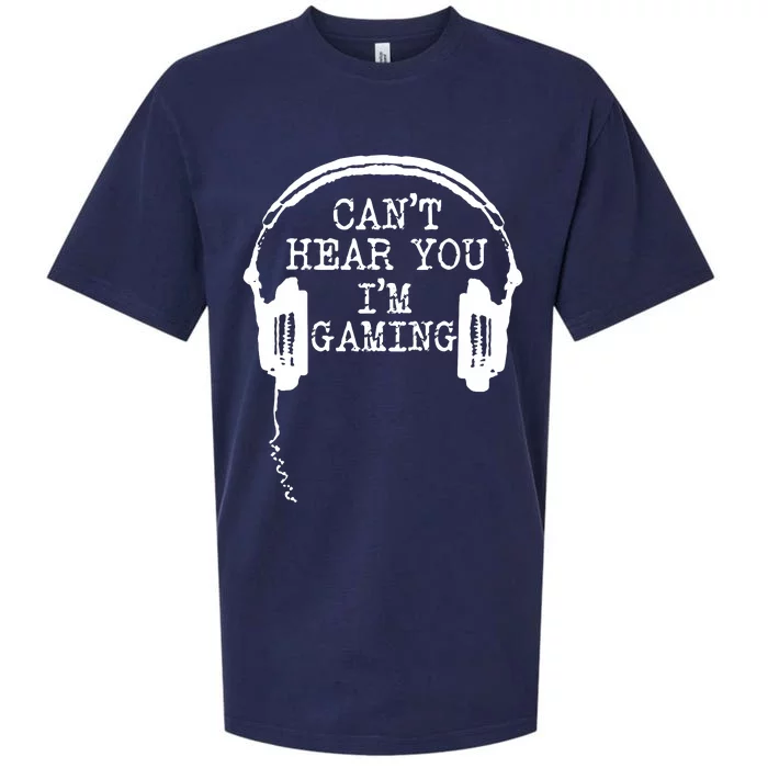 Funny Gamer Headset I CanT Hear You IM Gaming Sueded Cloud Jersey T-Shirt