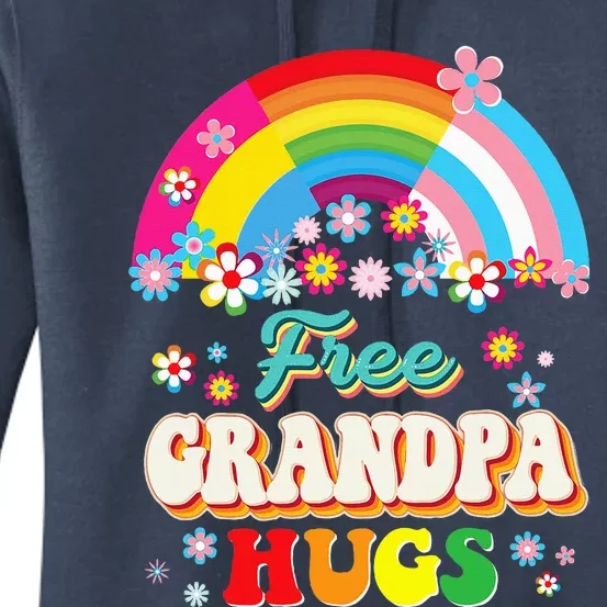 Free Grandpa Hugs Lgbtq Pansexual Women's Pullover Hoodie