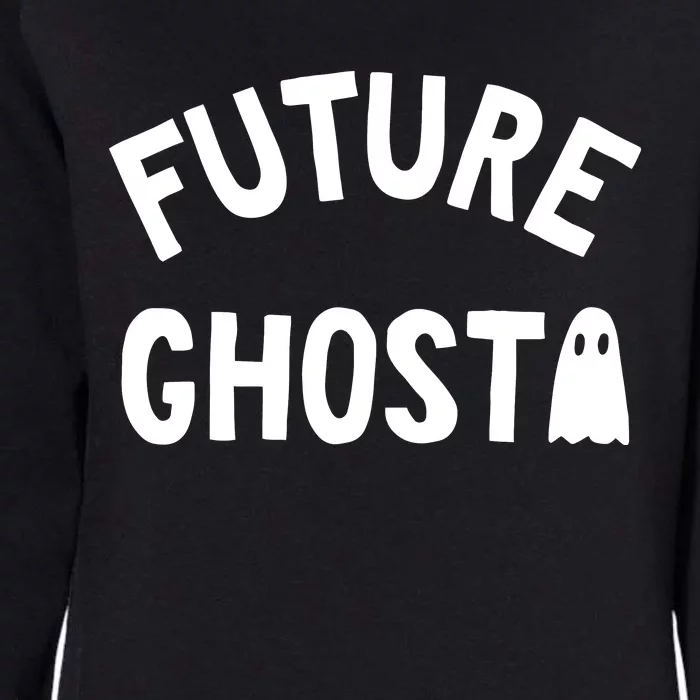 Future Ghost Halloween Womens California Wash Sweatshirt