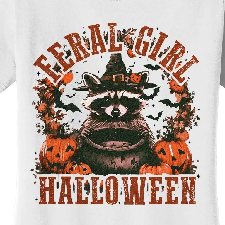 Feral Girl Halloween  Feral Women's T-Shirt