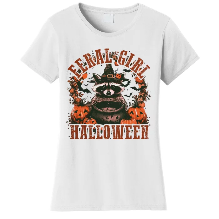 Feral Girl Halloween  Feral Women's T-Shirt