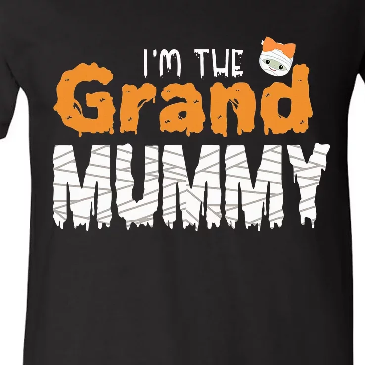 Funny Grandma Halloween Costume V-Neck T-Shirt