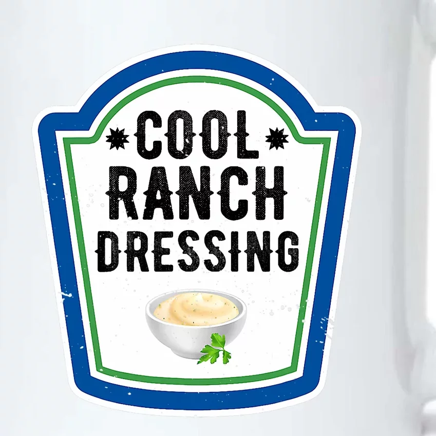 Funny Group Halloween Costume Ranch Dressing Group Condiment Black Color Changing Mug