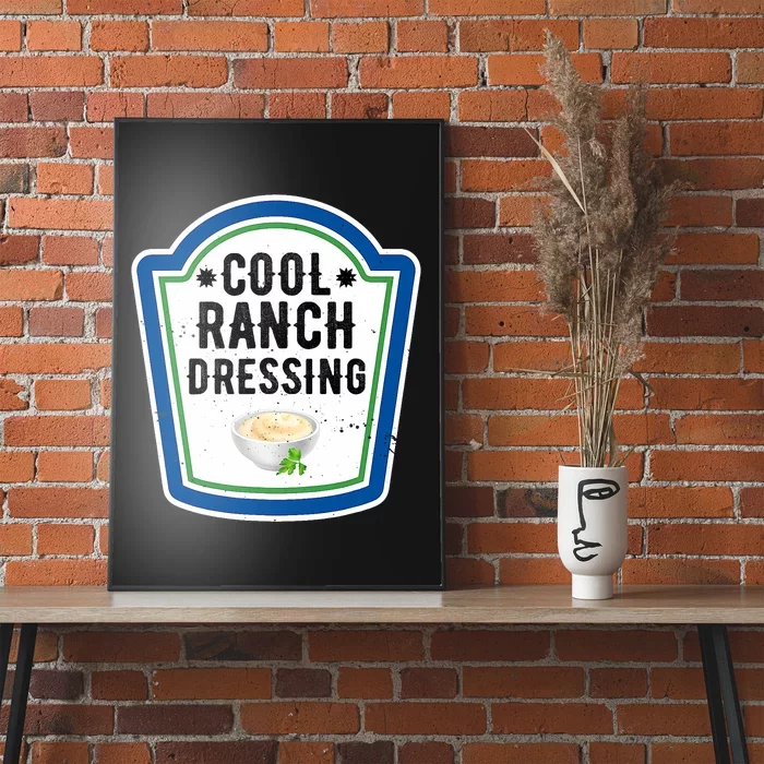 Funny Group Halloween Costume Ranch Dressing Group Condiment Poster