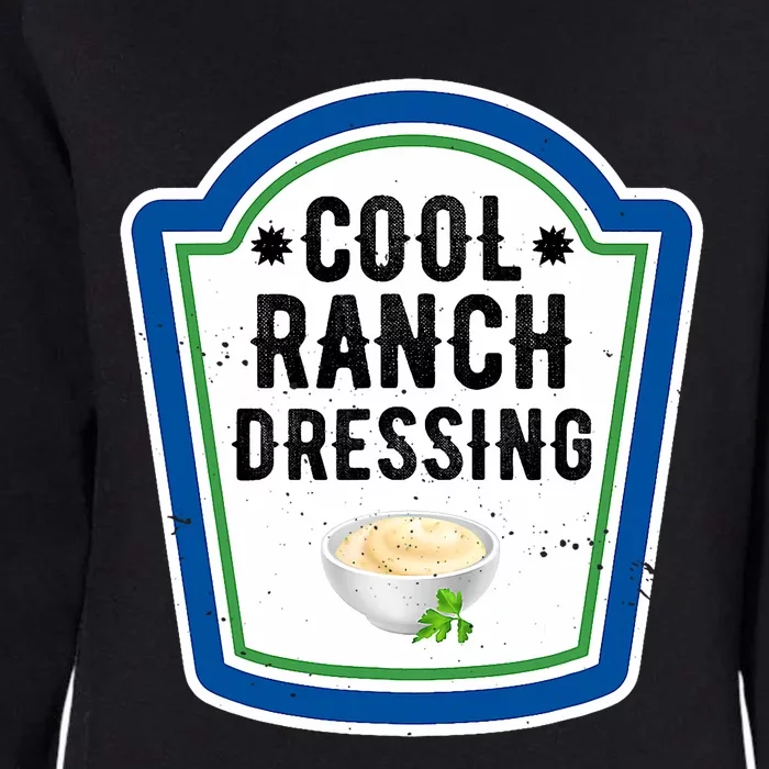 Funny Group Halloween Costume Ranch Dressing Group Condiment Womens California Wash Sweatshirt