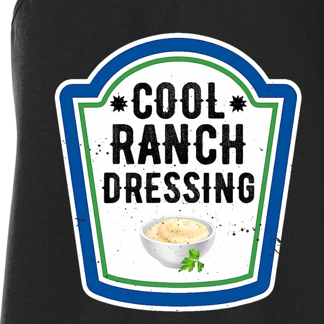 Funny Group Halloween Costume Ranch Dressing Group Condiment Women's Racerback Tank