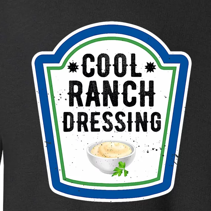 Funny Group Halloween Costume Ranch Dressing Group Condiment Toddler Sweatshirt