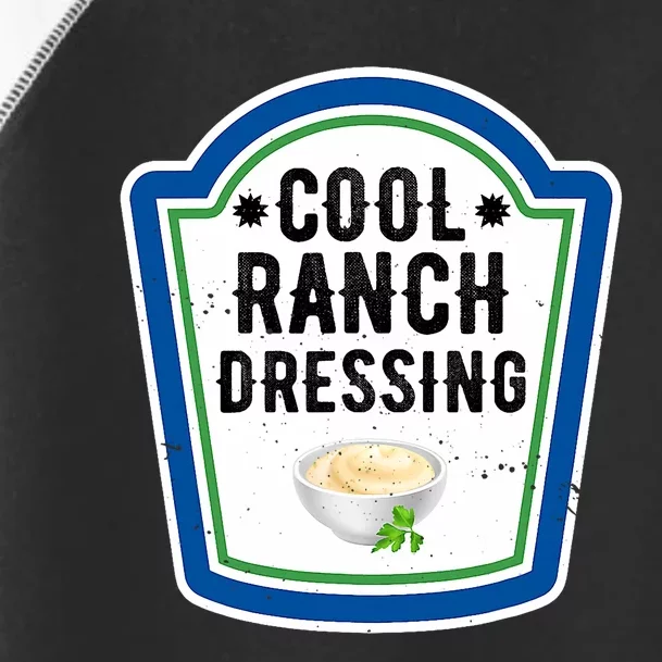 Funny Group Halloween Costume Ranch Dressing Group Condiment Toddler Fine Jersey T-Shirt