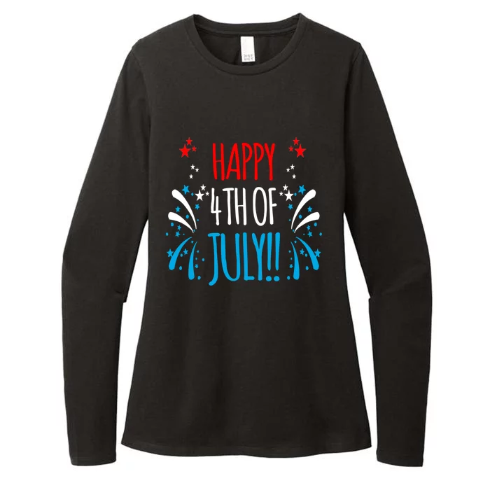 Firework Gift Happy Fourth Of July! Gift Womens CVC Long Sleeve Shirt