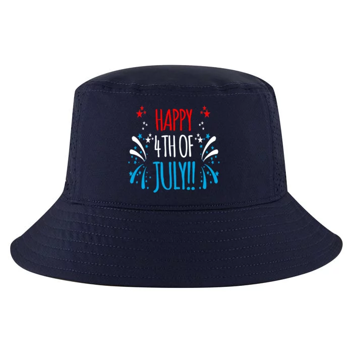 Firework Gift Happy Fourth Of July! Gift Cool Comfort Performance Bucket Hat