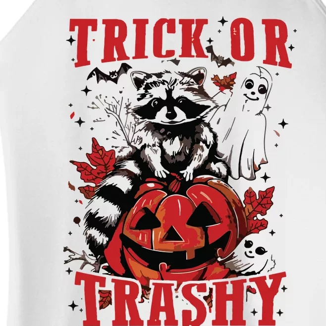 Feral Girl Halloween Trick Or Trashy Women’s Perfect Tri Rocker Tank