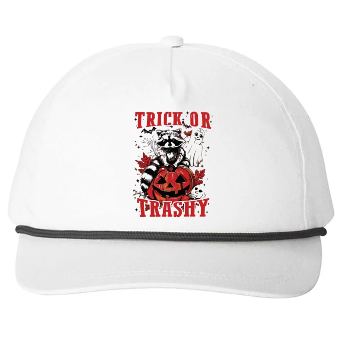 Feral Girl Halloween Trick Or Trashy Snapback Five-Panel Rope Hat