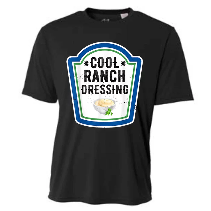 Funny Group Halloween Costume Ranch Dressing Group Condiment Cooling Performance Crew T-Shirt