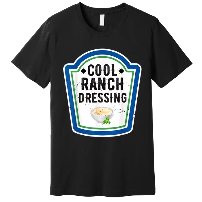 Funny Group Halloween Costume Ranch Dressing Group Condiment Premium T-Shirt