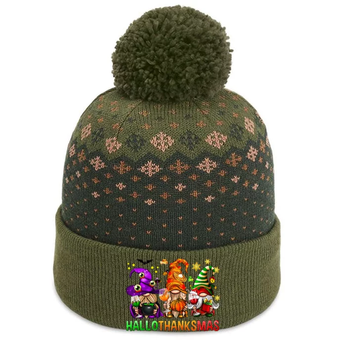 Festive Gnomies Hilarious Christmas Getaway The Baniff Cuffed Pom Beanie