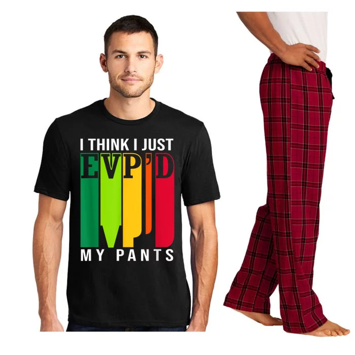 Funny Ghost Hunting Retro I Think I Just EvpD My Pants Pajama Set