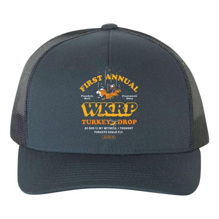 Funny god is my witness I thought Turkeys could fly Yupoong Adult 5-Panel Trucker Hat