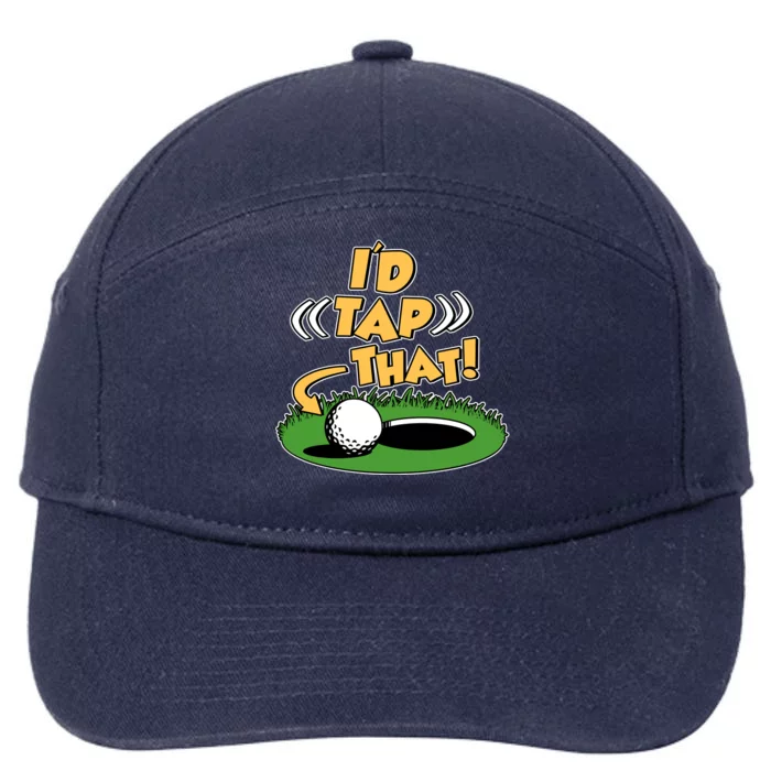 Funny Golfing Id Tap That 7-Panel Snapback Hat