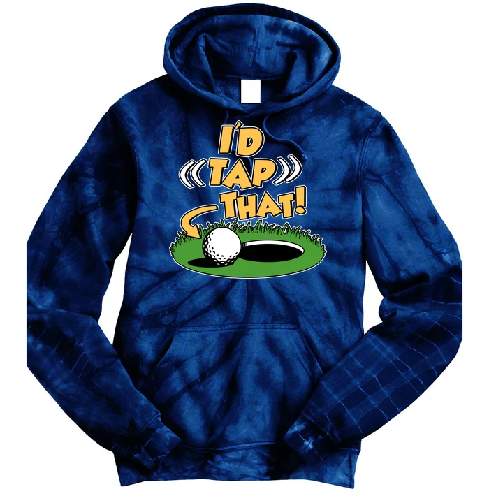 Funny Golfing Id Tap That Tie Dye Hoodie